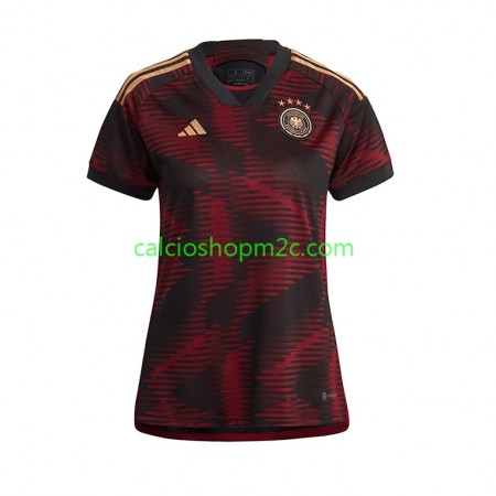 Germania Donna Maglia Trasferta World Cup 2022 Manica Corta